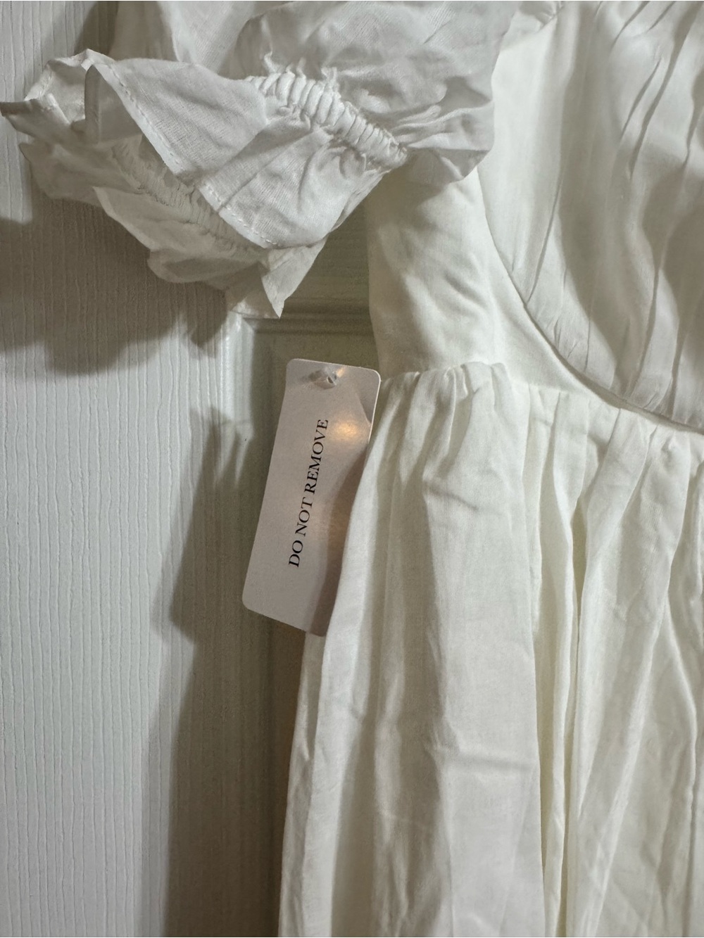 Selkie Ivory Cotton “Seashell” Gown - Picture 3 of 4
